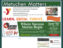 Tablet Screenshot of metuchenmatters.com